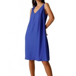 NEW SKFK gabone mini dress in royal blue